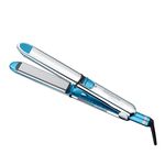 BaBylissPRO Stainless Steel OPTIMA Flat Iron, 1.25 inch wide, Blue