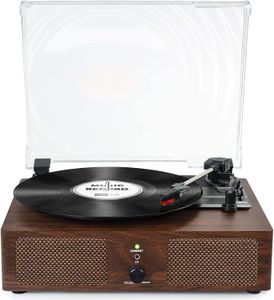 Udreamer Vinyl Record Player – Coffee Brown Turntable