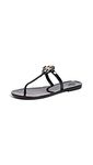 Tory Burch Women's Sandalo Mini Miller Jelly in Gomma Nera 40() -7.5(UK) Black