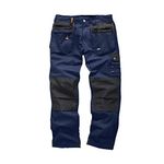 Scruffs Mens Worker Plus Trousers, Navy, 34W EU