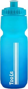 TooLe 24 Oz Bicycle Squeeze Water Bottle,Bike Water Bottle Leakproof BPA Free with Capacity Scale Pull Top Lid, Reusable, for Bicycle, Gym,Camping, Hiking