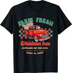 X.Style Farm Fresh Christmas Tree Red Truck Christmas 2022 Clothing ds362 T-Shirt