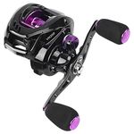 Entsport Sirius Bait Casting Reel Low Profile Casting Reel Sleek Baitcaster Super Light Reel Ultra Smooth Cast Reel (Left)
