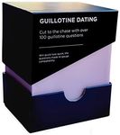 Dating Questions Cards for Couples and Friends, Fun Date Night Board Game to Connect with Your Partner, 141 Guillotine Deeper Conversation Cards Starter Topics