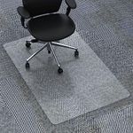 Amyracel Office Chair Mat for Carpet, 30” x 48” Desk Chair Mat for Carpeted Floors, Transparent Floor Mat for Office Chair on Flat or Low Pile Carpet