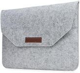 JR Joyreap Laptop Wool Felt Sleeve Case Cover Bag Pouch for Apple MacBook Air Pro Retina (Light Greay for 13.3 inch)