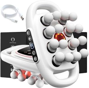 Naxsuia 16-Head Massage Gun Deep Tissue, Back Massager Gun for Pain Relief Deep Tissue with 9 Modes & 30-Speed Settings, Percussion Massage Gun for Back, Shoulders, Legs, Muscle Pain Relief