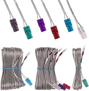 Set of 6 Replacement Speaker Wires Cables for Sony BDV-E3200 BDV-E300 BDV-E380 BDV-E385 BDV-E390 BDV-E470 BDV-E570 BDV-E580 BDV-E870 SA-WCT150 SS-CT150 HT-CT350 HT-SS380 Home Surround Sound System