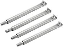 YIHAM KB861 Tube Burner Replacement Parts for Broil King Baron, Broil-Mate, Grillpro and Other Gas Grills, 15 13/16 inch x 1 1/4 inch, Stainless Steel, Set of 4