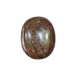 Shubhanjali Healing Crystal Bronzite Palm Stone for Anxiety Stress Relief Natural Bronzite Crystal Palm Stones Pebble for Anxiety Yoga Meditation Oval Pocket Stone Vastu