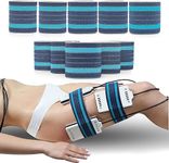 Elitzia Elastic Bandage Wrap Azure and Traditional Royal Blue Binding Strap for Beauty Machine Lipolaser Bands Spare Parts 3 Size 10pcs ETL06BD