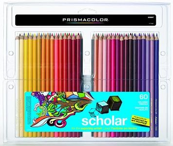 Prismacolor Scholar Colored Pencils, Adult Coloring, 60 Pack