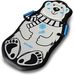 Flexible Flyer Polar Bear Kids Foam Sled Toddler Snow Slider