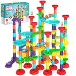 197 pcs Marble Run Race Toy Set, Construction Building Block Maze Toy Gift (197PCS)