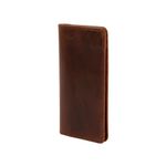 Jajmo Legacy Leather Long Wallet Breast Pocket Wallet Cash Card ID Cheque Book Holder Secretary Wallet Gents Jacket Wallet