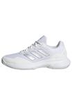 adidas Women's Gamecourt 2.0 Tennis Sneaker, ftwr white/Silver met./ftwr white, 6.5 UK