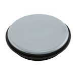 Prime-Line MP75073 2-3/8 in. Gray/Black Plastic Round Reusable Furniture Sliders (4 Pack),Grey