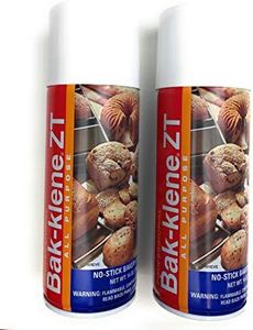 Bak-Klene ZT All Purpose Release Spray - Baking Spray, Grill Nonstick Spray for Cooking, Pan Oil Spray, High Heat Cooking Spray to Keep Food Prom Sticking to Your Pans, 14oz, pack of 2