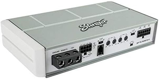 Stinger SPX700X4 Micro 4 Channel 700 Watt Powersports Amplifier for Motorcycles, ATV, Marine and Mobile Applications