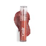 Gush Beauty Glaze Lip Oil Gloss High Shine & Hydrating Brown Gloss | Lightweight & Non Sticky | Vegan & Paraben Free | Toxin Free - Honey Drip 2.8ml