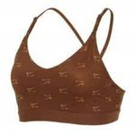 Nike Women's Polyester Wire Free Sports Bra (DQ5116-259_Cacao Wow/ALE Brown_M)