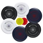 Ultimate Disc 175 Grams for Beach, Backyard, Park, Camping and More for All Age - Multi Color (6 Pack)