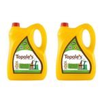 Topale's Wooden Cold Pressed Groundnut Oil 5 Litre (Pack of 2) Lakadi Ghana Peanut Oil for Cooking Pure & Healthy Vegetable Oil For Daily Use Frying, Sautéing & Baking