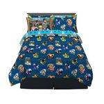 Naruto Anime Bedding Super Soft Comforter and Sheet Set with Sham, 7 Piece Full Size, by Franco