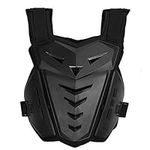 Chest Back Protector,Durable Motorcycle Protector Jacket ,Professional Motocross Guard Armor Vest Guard Chest (black)