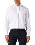 Seidensticker men's business shirt - regular fit - non-iron - Kent collar - long sleeves - turn-up cuffs - 100% cotton