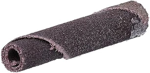 Merit Abrasive Cartridge Roll, Aluminum Oxide, 1/8" Arbor, Roll 1/4" Diameter x 1-1/2" Length, Grit 120 (Pack of 100)