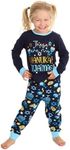 WS-AW23 Kids Girls Boys Chanukah Pyjamas Hanukkah Pyjama Set Cotton Long Sleeved 5-6 Years