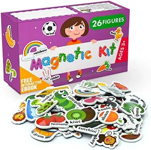 Foam Magnets and Magnetic Letters for Toddlers and Kids - ABC Alphabet Magnets for Refrigerator and Dry Erase Board - Baby Magnets for Fridge and Whiteboard - Ideal for Kids!