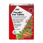 Salus Floradix Iron and Vitamins Tablets | Herbal Iron Supplement for Women, Men, and Children | Vegetarian, Gluten-Free, Yeast-Free & Non-GMO (120 Tablets)