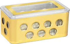 Mata kripa Butler Butter Pot Butter Box with Airtight Lid Acrylic Plastic Butter Dish with Airtight Lid