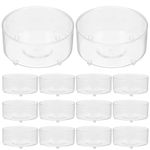 SUPVOX 100pcs Plastic Candle Holder Tea Light Container Cups