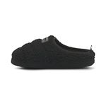 PUMA Men's Scuff Sherpa Slipper, Black/Dark Shadow, Numeric_10