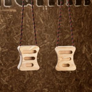 Navaris Wooden Fingerboard Hangboard Set – 2-Piece Climbing Training Blocks