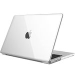 FINTIE Case Compatible with Macbook Pro 14 inch (2023/2022/2021) M3/M2/M1 Chip, Protective Snap-On Hard Shell Cover Fit Macbook Pro 14" Model A2992 A2918 A2779 A2442, Crystal Clear