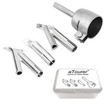 aTourer Plastic Welder Tips, Heat Gun Speed Welding Nozzle for Hot Air Torch PP PVC PE ABS Rods (Speed Welding Nozzle 4pc)