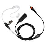 ERIPHA CLP1010 Earpiece for Motorola CLP 1040 Walkie Talkie 2 Way Radio Security Acoustic Tube Headset with Mic PTT (Air-Tube Earpiece)