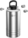 GLACIER FRESH Portable RV Water Softener, 16,000 Grain with Stainless Steel Garden Hose Quick Connects for RVs, Trailers, Boats, Mobile Car Washing, Pressure Washing