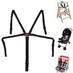 High Chair Straps, Baby Kid 5 Point Harness, Harness for High Chair, High Chair Harness,Universal Baby Safe Belt Holder replacement for Stroller Wooden High Chair Pram Buggy Children Kid Pushchair