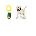 TAIYO PLUSS DISCOVERY® Pet Training Clicker, Size: L-6.5 cm, Pet Training Clicker with Wrist Bands Strap, Training & Obedience Aid (GREEN)