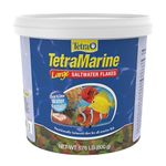 TetraMarine Saltwater Flakes Complete Nutrition for All Marine Fish, 1.76 Pounds
