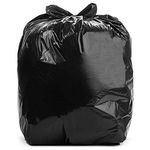 Aluf Plastics 26 Gallon For Slim Jim 1.25 MIL (eq) Black Heavy Duty Trash Bags - 29 inch X 44 inch - 1 Count (Pack of 200) - For Construction, Industrial, Outdoor, & Commercial