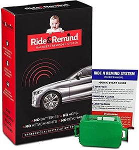 Ride N Remind Car Alarm - Back Seat Reminder System - Baby Car Seat Reminder Alarm - Perfect for Children & Pets (Must be Professionally Installed)