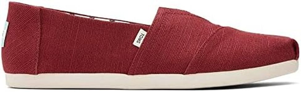 TOMS Men's, Alpargata Rope Slip-On, Red, 7 US