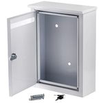 Fasmov Metal Drop Box, Suggestion Box, Inter-Office Mailbox, Safe Lock Box, Ballot Box, Donation Box,10.2 x 3.9 x 14.2 Inches