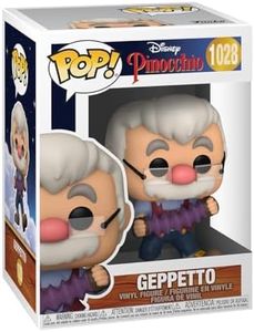 Pop Pinocchio Gepetto with Accordion Vinyl Figure